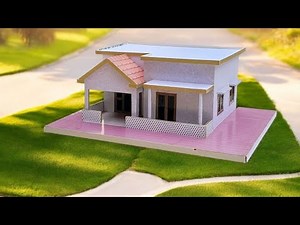Paccy Craft Cardboard House and Paper Model – A Small DIY Miniature Architectural Design