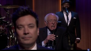 Bernie Sanders ‘slow jams’ the news with Jimmy Fallon