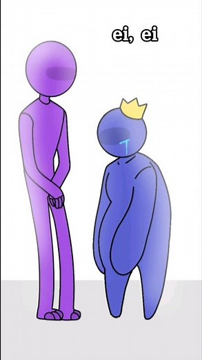 ❤️hey hey it's ok❤️ meme animation ( roblox rainbow friends ) blue and Purple