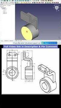 FreeCAD Part Modeling Tutorial | #cad #freecad #freecadpartdesign #freecadtutorial