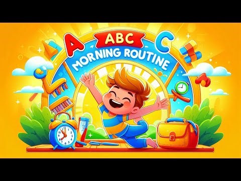 ABC Morning Routine 🌞 | Wake Up & Get Ready Song for Kids