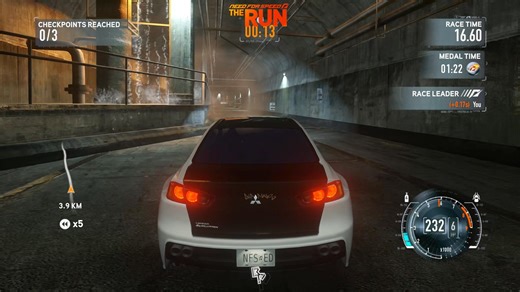 3.9K views · 93 reactions | Tunnels and Trains - NFS The Run Industrial Run Challenge Series Race the clock through the industrial area. Maximize your speed through the tunnels and avoid the trains. Time Challenge: Beat the clock. Gold: 1:24:00 Car Class : Lancer Evo X #needforspeed #NFS #nfstherun #Mitsubishi #lancerevolution | Bip Plays | Facebook