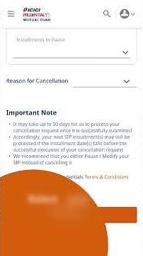 How to Cancel Your SIP Easily: Step-by-Step Guide | ICICIPru AMC