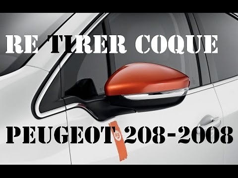Changer coques de rétroviseur peugeot 208-2008