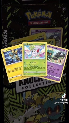 Pokémon TCG: Knock Out Collection (Shaymin, Zeraora & Marshadow) is now available at Pokemon Center.