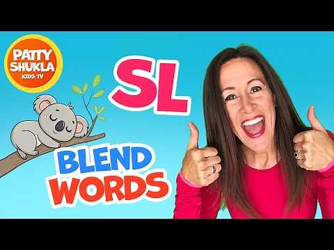 Blends Words Songs Letter SL | Learn Phonics Alphabet Consonant Song for Kids by Patty Shukla