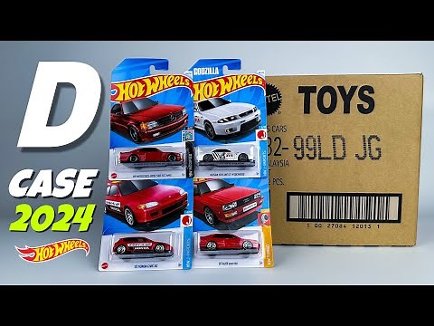 Unboxing Hot Wheels 2024 - D Case!