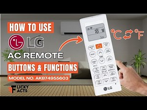 How to Use: LG AC Remote Buttons & Functions | Model No. AKB74955603 | Heat Pump Remote Guide
