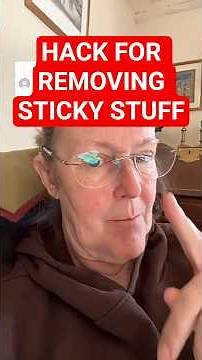 How to remove stickers and sticky residue