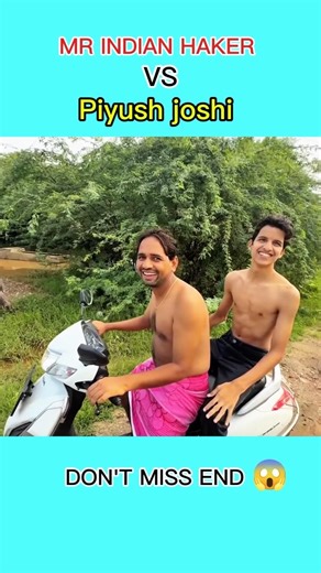 Piyush joshi vs mr indian haker 🧐😱 #souravjoshivlogs #mrindiahacker #youtubeshorts