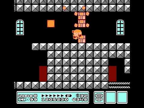 How To Beat World 8 Castle On Super Mario Bros 3 HD
