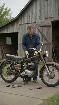 Old Rusty Motorcycle Restoration | From Scrap to Running Engine | Full Rebuild 4K #viral #Motorcycle
