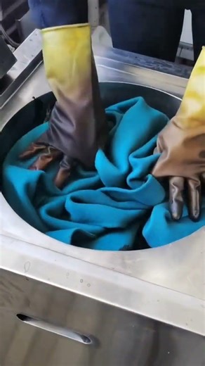 Blue peacock wool overcoat needs dyeing, color change, repair, renovation