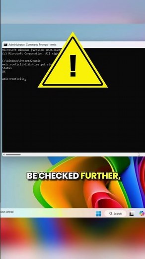 Check SSD Health in Windows Before It's Too Late ⚠️ | Hidden CMD Trick