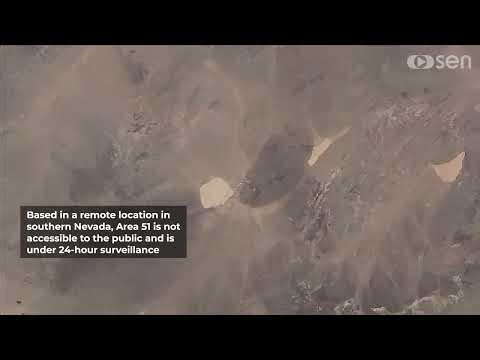 Area 51 Captured from Space in 4K | Sen Footage from Orbit | Watch Earth Live