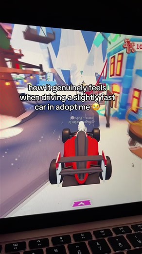 Experiencing Driving in Roblox Adopt Me
