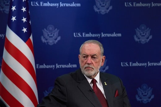 US ambassador causes uproar by claiming Israel has a right to much of the Middle East
