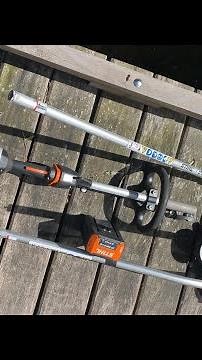 Stihl KMA135R battery combi-system with AP500s, RG-KM rotary scissors and FCB-KM lawn edger