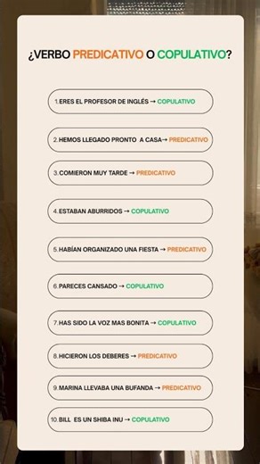 ¿Verbo predicativo o copulativo? #adolescentes #castellano #padres #gramatica #madres #apoyodelengua