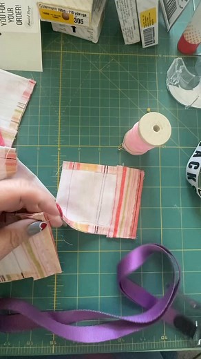 Making drawstring bags. #sewing #smallbusiness #customerexperience #maker #howto #crafts #etsyseller | Pieceful Design