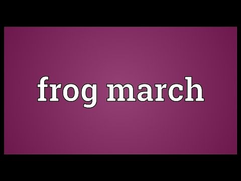 Frog march Meaning