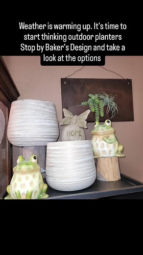 Great selection of outdoor planters to choose from to brighten up your space | Baker's Design