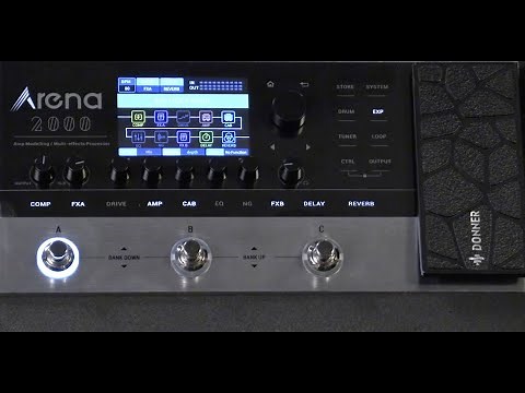 Donner Arena 2000 Multi-effect Processor - demo