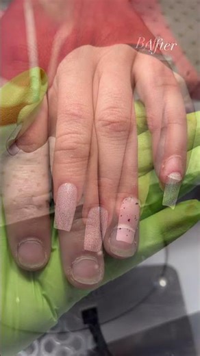 Наращивание ногтей 💅 до и после 📱 0789 29 354