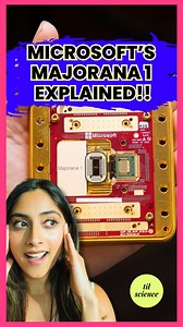 62K views · 133 reactions | Microsoft’s Majorana 1 chip explained I can’t believe we got a NEW state of matter before we got GTA6 ‍↔️ I’m going to have to tell my kids that when I was their age, we only had 3 states of matter (technically 4 plasma, I see you!) #microsoft #majorana1 #quantumphysics ##quantumcomputing | Today I Learned Science | Facebook