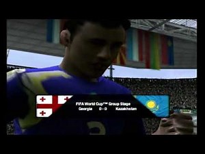 FIFA World Cup: Germany 2006 - Georgia vs Kazakhstan - GameCube Gameplay