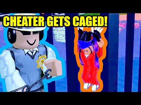 JAILBREAK EXPLOITER gets CAGED! | Roblox Jailbreak