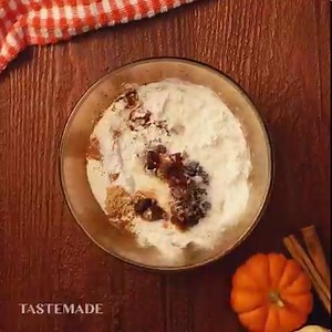 Bet you've never seen sticky toffee pudding in a pumpkin! Well, now you have. | Sugar Fix