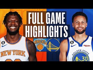New York Knicks vs. Golden State Warriors Full Game Highlights | 2022-23 NBA Regular Season