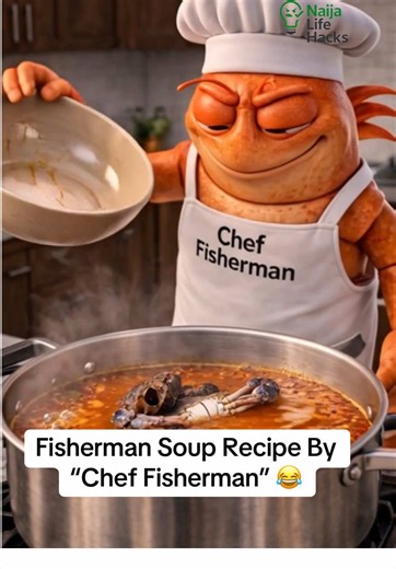 He wanted to impress one Yoruba girl… but he no sabi cook seafood soup 😭 One video call later… Chef Fisherman don enter the matter 🔥 From choosing the right seafood… to building that rich base… to getting the thickness right (this one no be trial and error 😅)… Everything had to align. Because seafood soup no dey forgive mistake 👀 Now the real wahala be this — If she chop this soup finish… 👉 no be you go dey cook for that house be that? 😂 She go just balance… you don enter permanent kitchen