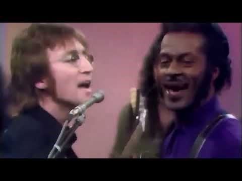 John Lennon and Chuck Berry's performance in 1972.