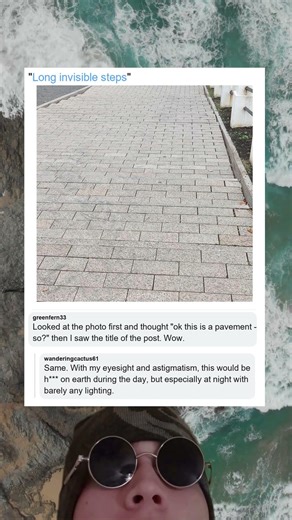 This Sidewalk Optical Illusion Hides Invisible Steps