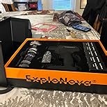 Cocktail Smoke Gun with 5 Flavour Aroma Pods and Edible Bubbles, Electric Aroma Blaster 2, Food Drink Decor Perfect for Bar, Party and Home, Gift for Easter Day - Orange