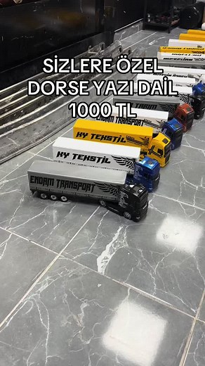 Endam Transport Toy Trucks Collection Display