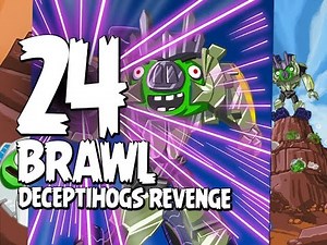 Angry Birds Transformers - Gameplay Walkthrough Part 24 - Brawl Unlocked! Deceptihogs Revenge