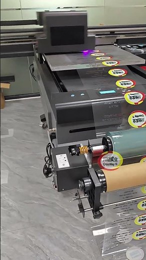 6090 Uv Printer With Rotary device For UV DTF Printing.