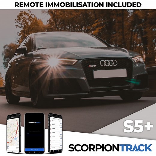 ScorpionTrack S5+ (with Immobilisation) Car Tracker | Infiniti Tracking