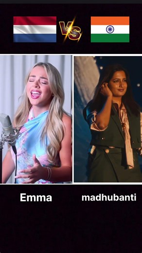 Aaj Ki Raat Singing Battle | Anukriti vs Emma Heesters | Female Cover Song #shorts