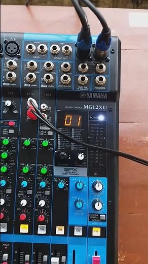 test mixer yamaha mg-12 xu