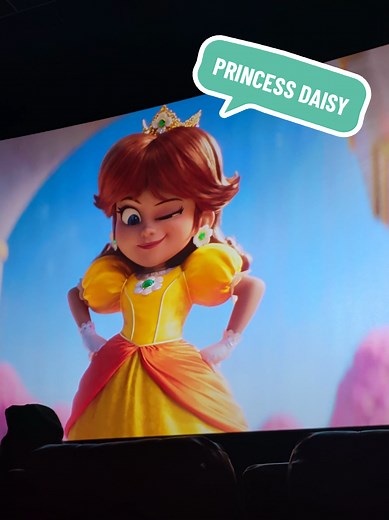 best part of the movie 🍿 #mariogalaxy #nintendo #universalstudios #princessdaisy #movietok @Ooh La La Olivia @Nintendo of America @The Super Mario Galaxy Movie