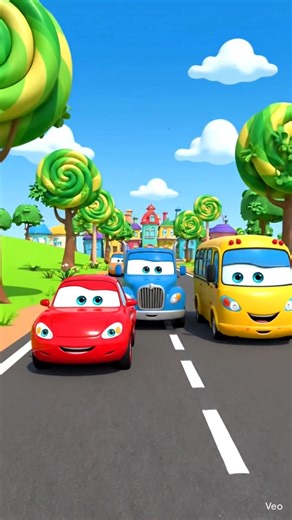 Brave Truck Saves The Road! 🚚 Kids Vehicles Story | Funny Cars Cartoon For Kids #shorts #car