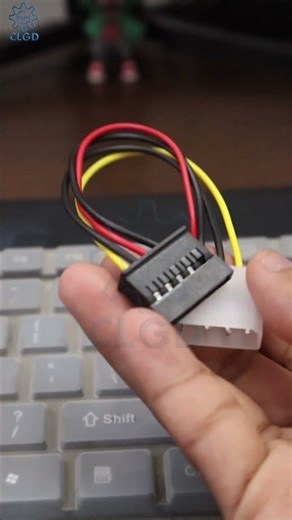 Why you need this 4-pin to SATA converter #pcparts #pctips #hardware