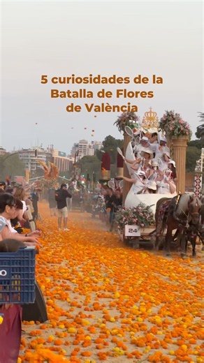 5 curiosities (+1 extra below 👇) about the Batalla de Flors in Valencia #traditions