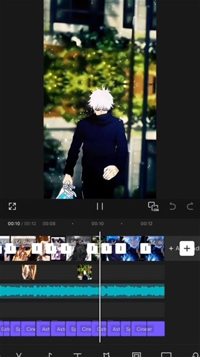 CapCut Viral Edit Trick 🔥 Gojo + Montagem Tomada Style #shorts
