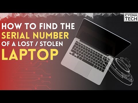 How To Get Serial Number For A Lost Windows Laptop | Find Serial Number For A Stolen Laptop