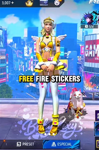 free fire sticker part 6 #freefire #babygrr #garenafreefire #pegatinaspersonalizadas #stickers